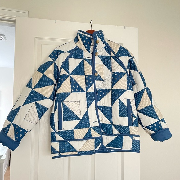 Sezane Jackets & Blazers - Sezane Leopold patchwork cotton Jacket 36